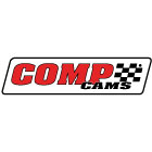 COMP Cams logo with red lettering and a checkered flag.