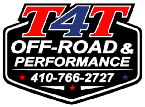 T4T Off-Road & Performance shield logo.