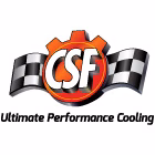 CSF logo with checkered flags and the words Ultimate Performance Cooling.