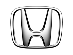Silver Honda H emblem.